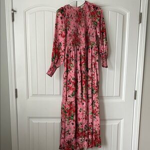 Tuckernuck Floral Pink Maxi Dress